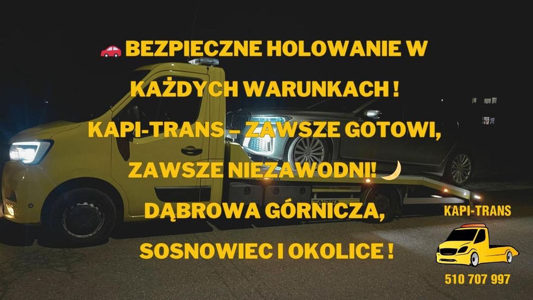 Zdjęcie na okładce dla Pomoc Drogowa 24/7 KAPI-TRANS